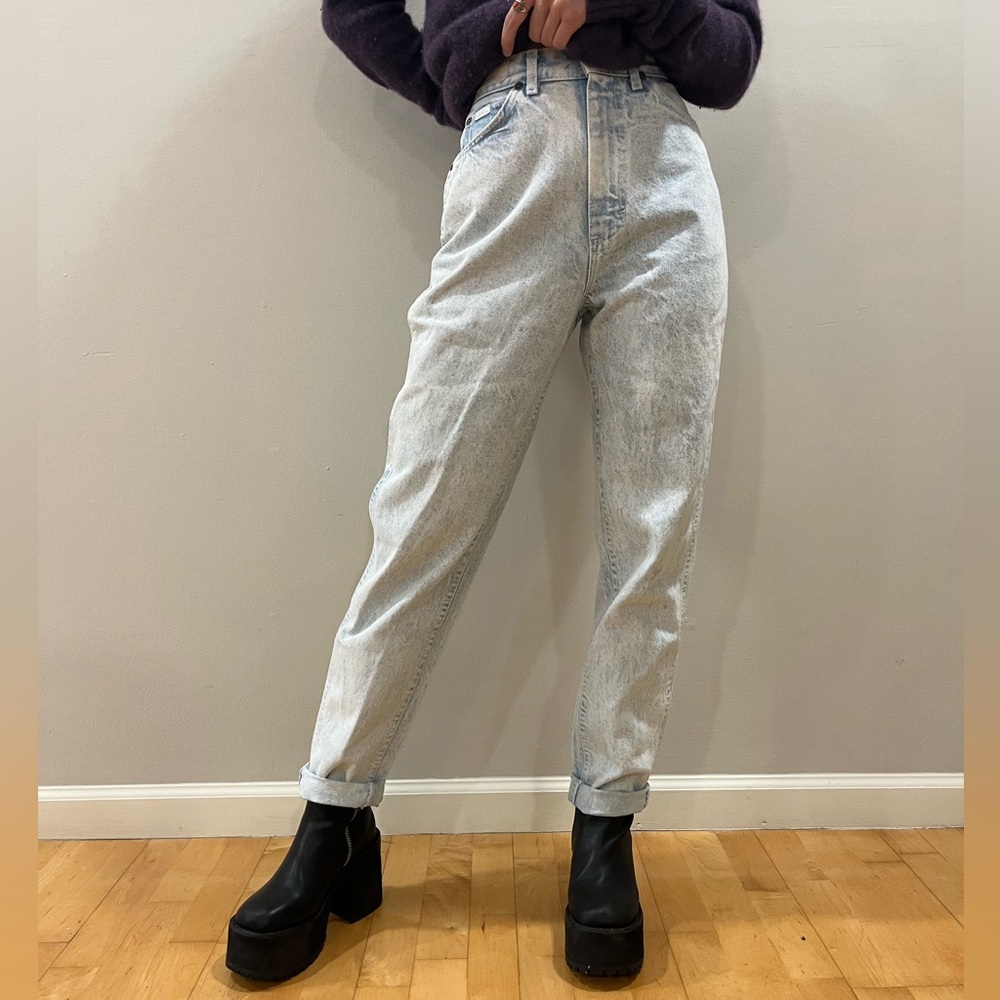 Vintage Lee Mom’s Jeans Size 24 Acid Wash